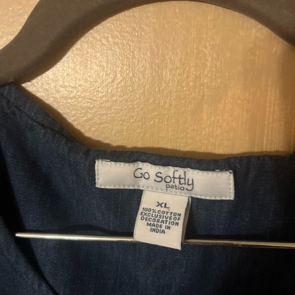 Embroidered Blue Dress - Picture 3 of 7